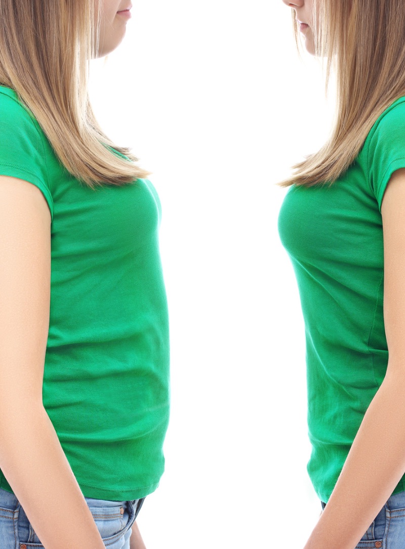 two ladies standing opposite one another